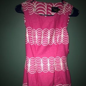 Pink mini dress